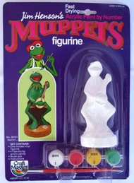 Craft master 1982 paint figurine kermit