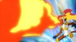EP657 Infernape usando lanzallamas