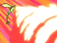 EP400 Flygon de Drew usando Lanzallamas