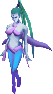 Summon model of Shiva in Final Fantasy VII.