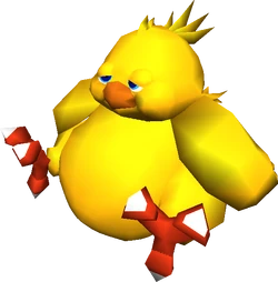 The Fat Chocobo in Final Fantasy VII.
