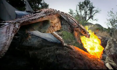 Fire-breathing dragon