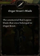 Osgar Krast's Blade