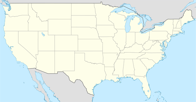 USA location map