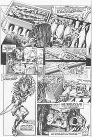 PredatorGettingArmedAVPComic