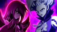 Erza e Mirajane pronto para lutar