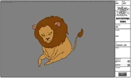 Modelsheet lion