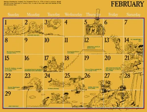 1976 sesame calendar 02 february 2