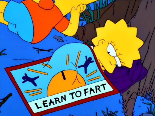 Bart Simpson Farting
