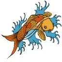 Tattoo koi fish copy