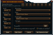 Clan noticeboard-admin interface