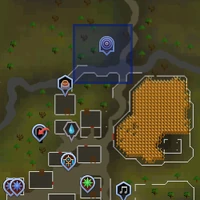 Draynor Village lodestone minimap
