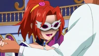 Elfman dancing with a strange woman