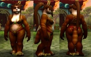 Female Pandaren Red Naked