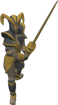 Grand knight statue