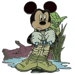 Mickey as Luke Skywalker
