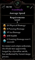 Frostblade Long