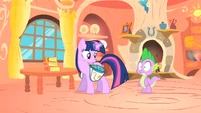 Spike hears about Owlowiscious S1E24