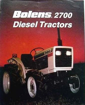 Bolens 2700 diesel tractors brochure - 1982