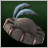 Feathered roll hat