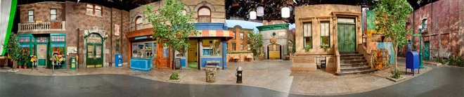 The current Sesame Street set