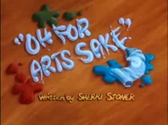 OhForArtsSake-TitleCard