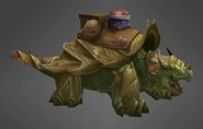 Dragon turtle mount green