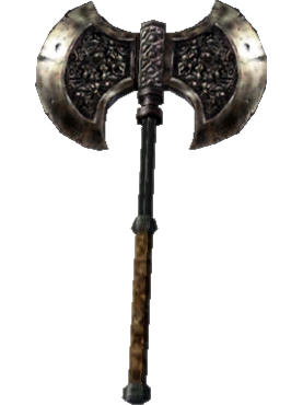 morrowind daedric battle axe