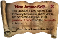 Scroll NewAmmoSkill