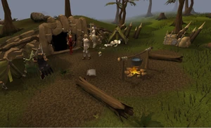 Grotworm Lair entrance