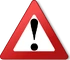 Warning red