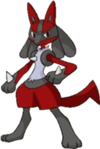 Blaze the Lucario (Creek the Swampert)