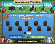 Anniversary Fountain Stage 2