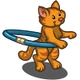 Hula Hoop Cat-icon