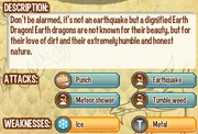 Earth dragon info