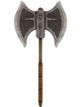 Oblivion IronBattleAxe.png