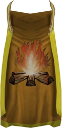 Firemaking cape (t) detail