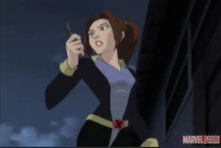 Shadowcat during a training excercise