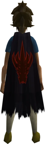 Royal cape equipped