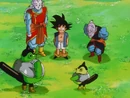 Goku with his pants down