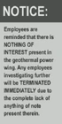Underground geothermal warning