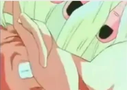 Goku y Vegeta cabezazo