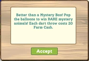 Mystery Game 2nd Pop Up Notice