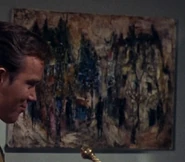 Painting in Rand's quarters