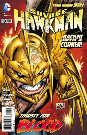 Cover for Savage Hawkman #10