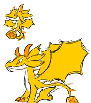 Citrine dragon