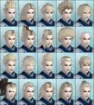 DW6E Male Hair Parts
