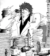 Toriko drinking