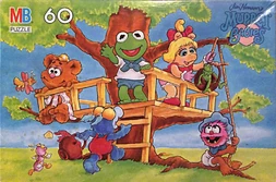 Milton bradley muppet babies puzzle treehouse