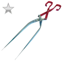 Huge item scissortongs silver 01